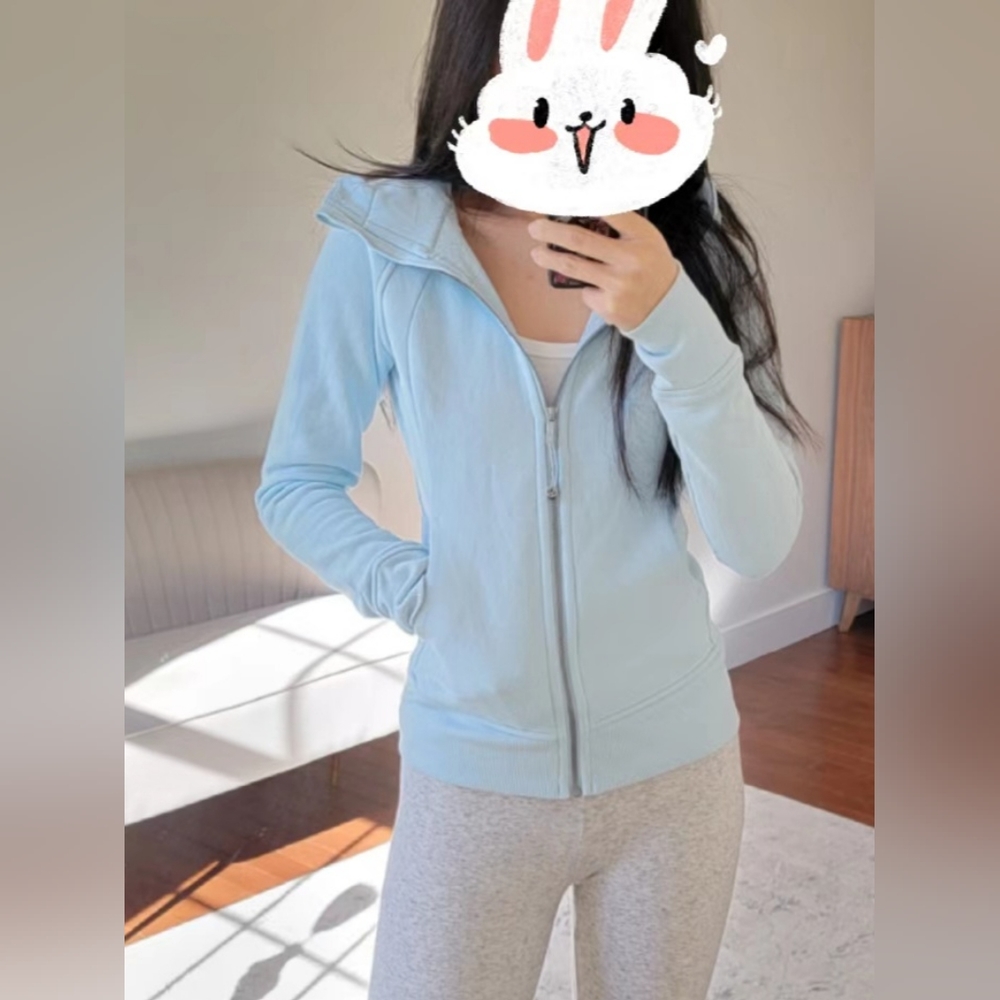 Lululemon Scuba Hoodie Powder Blue Size 4